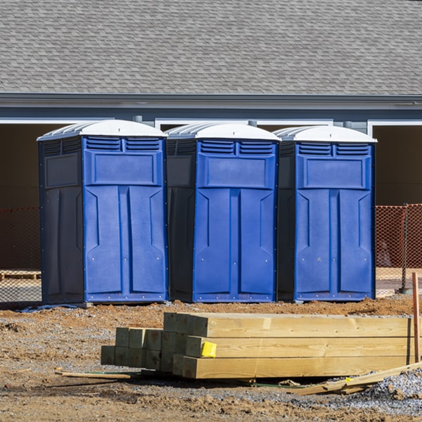 how do you dispose of waste after the portable toilets have been emptied in Crystal Lawns